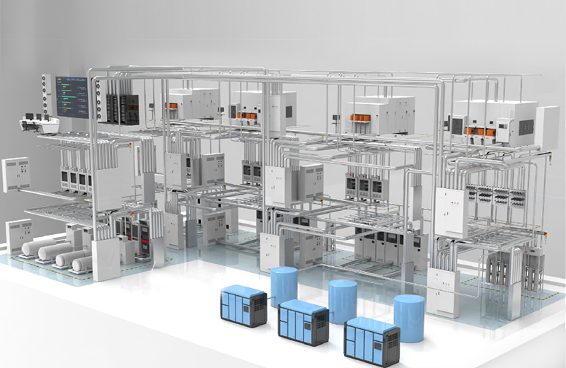 High purity gas supply