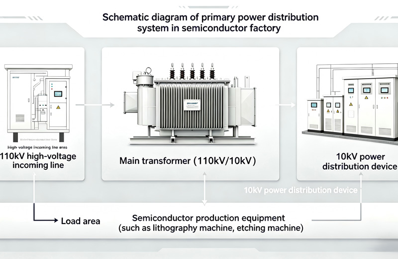 Main system equipment power distribution
